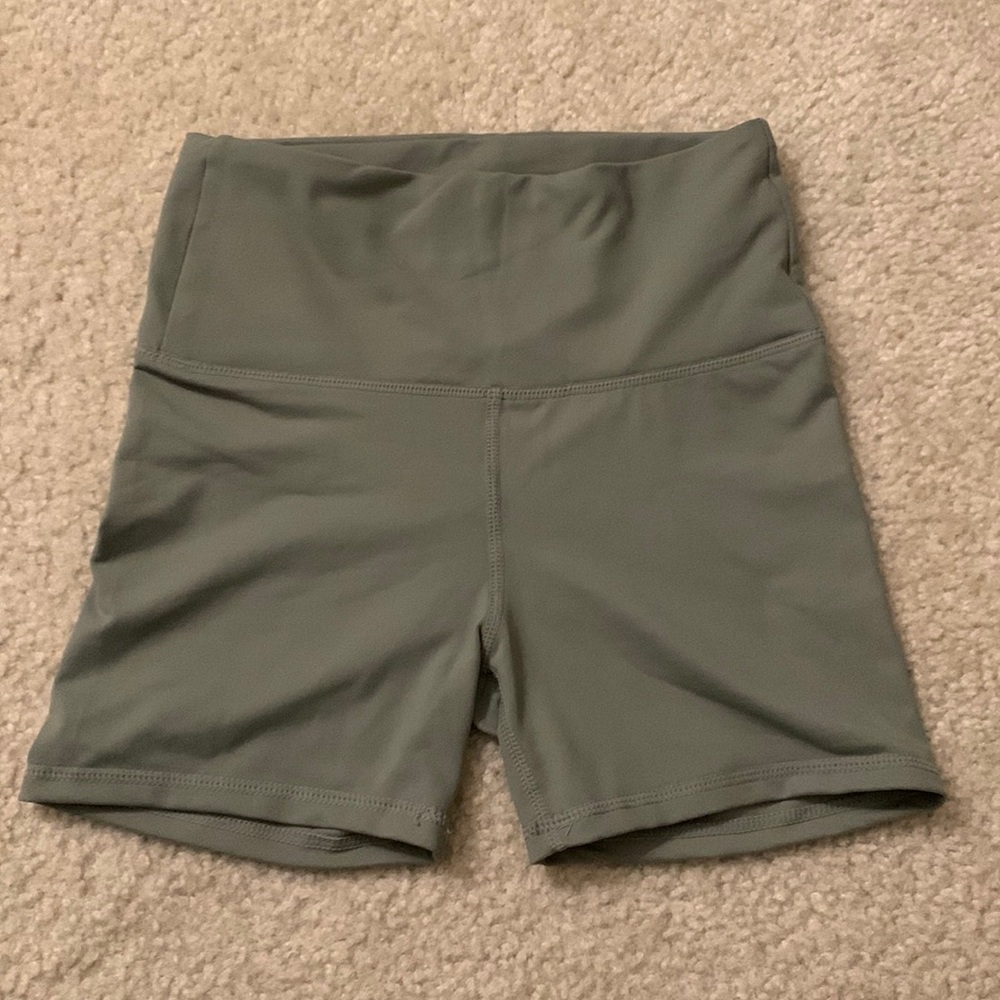 Cotton On Body sage green biker shorts
